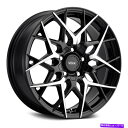 ホイール 4本セット Voxx Pasoホイール18x8(45、5x114.3、73.1)4のブラックリムセット Voxx PASO Wheels 18x8 (...