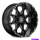 ホイール 4本セット Scorpion SC10ホイール18x9(12、8x165.1、125.2)4のブラックリムセット Scorpion SC10 Whee...
