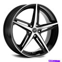 ホイール 4本セット プラチナ440Uスムーストリップホイール17x8(40、5x114.3、72.62)4のブラックリムセット Platinum 440U S...