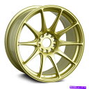 ホイール 4本セット XXR 527ホイール17x9.8(25、5x100、73.1)4のゴールドリムセット XXR 527 Wheels 17x9.8 (25...