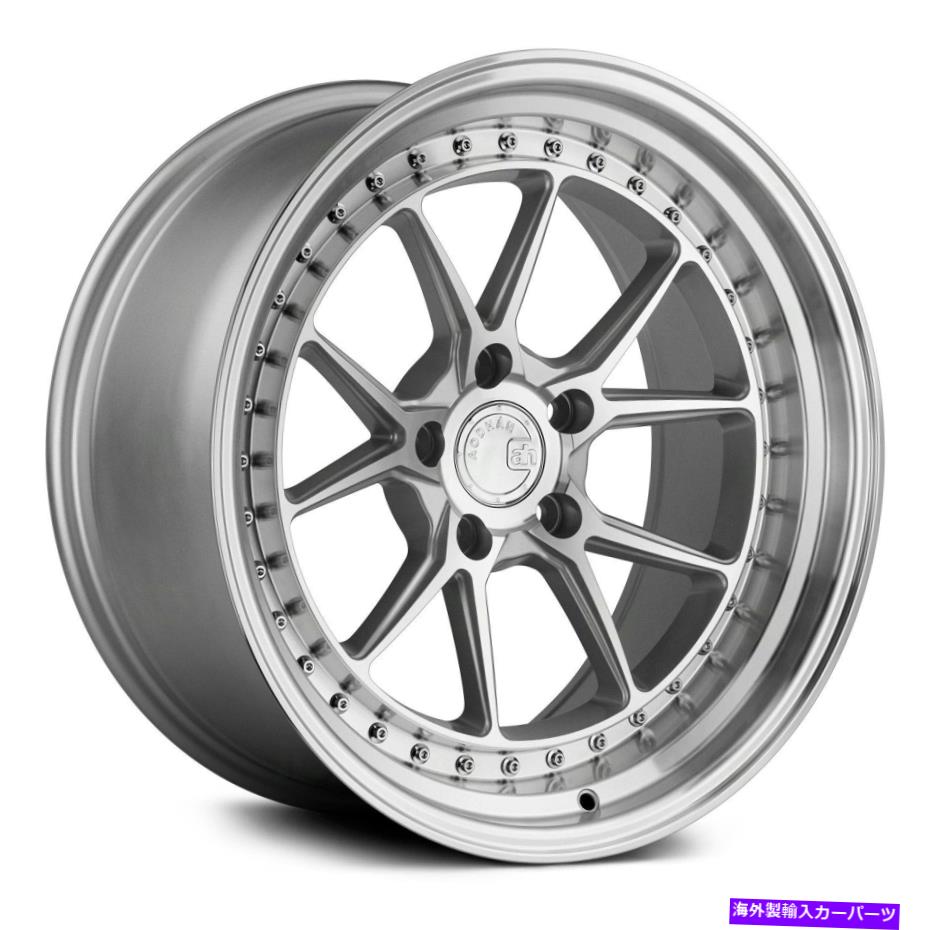 ホイール　4本セット aodhan ds08ホイール18x9.5（30、5x114.3、73.1）シルバーリムセット4 Aodhan DS08 Wheels 18x9.5 (30, 5x114.3, 73.1) Silver Rims Set of 4
