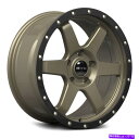 ホイール　4本セット rtx dakarホイール17x8（35、5x114.3、73.1）4のブロンズリムセット RTX DAKAR Wheels 17x8 (35, 5x114.3, 73.1) Bronze Rims Set of 4