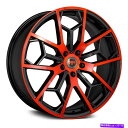 ホイール 4本セット Revolution Racing RR23ホイール17x7.5(40、5x114.3、73.1)4のブラックリムセット Revoluti...