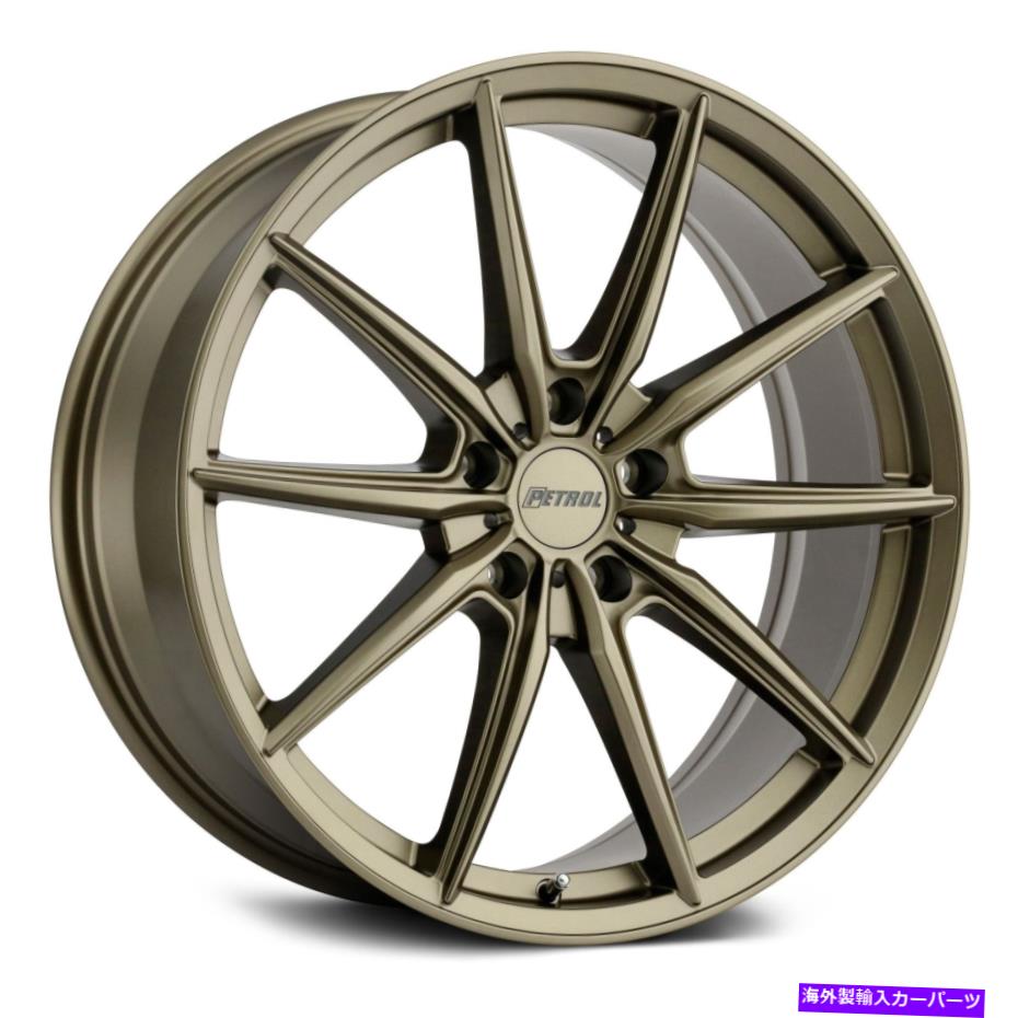 ۥ롡4ܥå P4Bۥ18x8405x11072.14Υ֥󥺥ॻå Petrol P4B Wheels 18x8 (40, 5x110, 72.1) Bronze Rims Set of 4