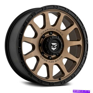 ホイール　4本セット ギアアロイ760bzプロトコールホイール17x8.5（0、6x139.7）4のブロンズリムセット Gear Alloy 760BZ PROTO CALL Wheels 17x8.5 (0, 6x139.7) Bronze Rims Set of 4