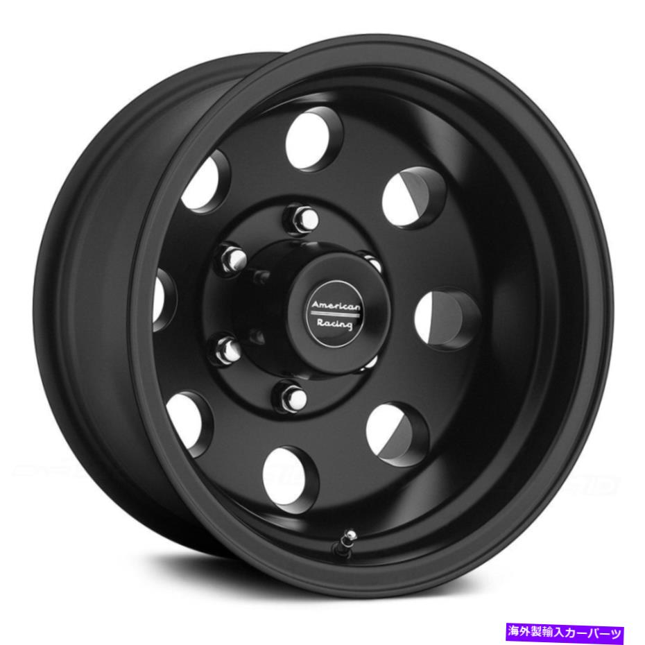 ホイール　4本セット American Racing AR172 Baja 1PCホイール17x8（0、5x139.7、108）4のブラックリム..