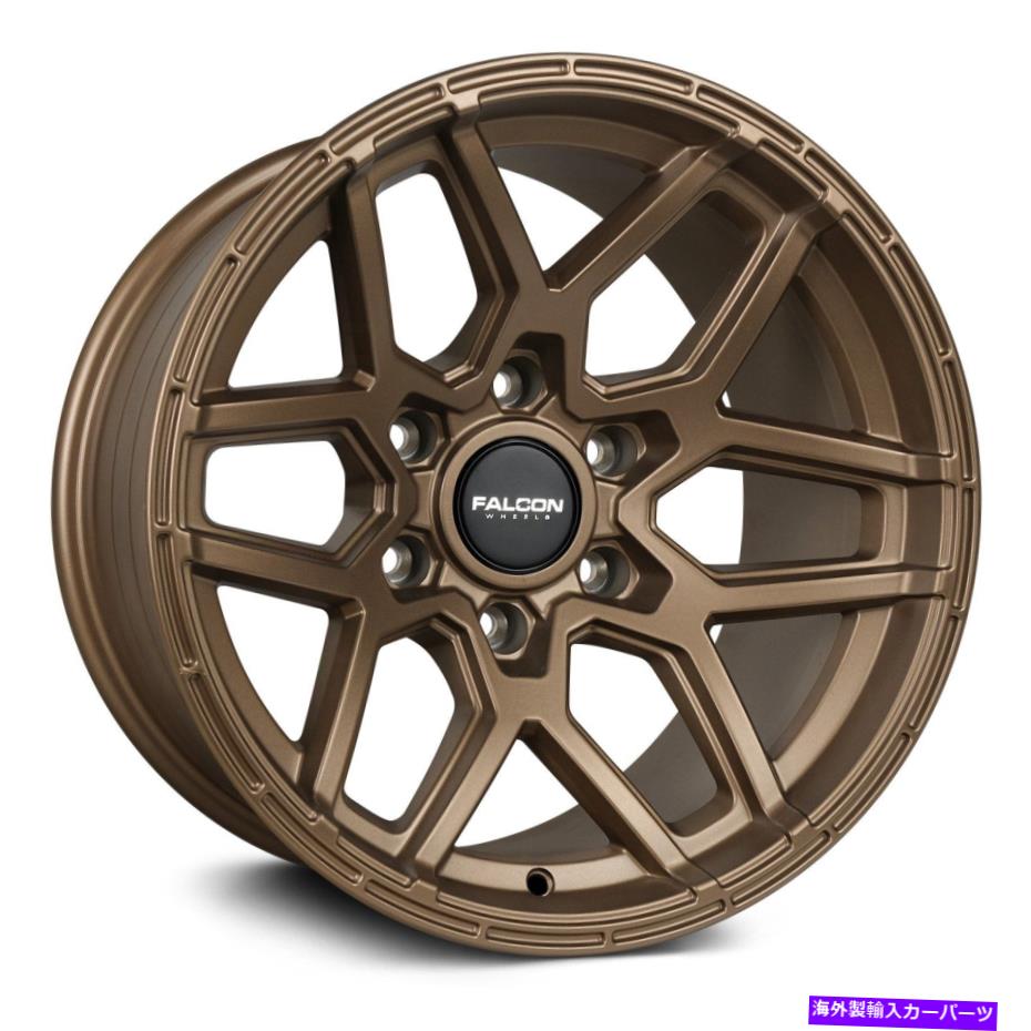 ホイール　4本セット ファルコンT9アトラスホイール17x9（-15、6x139.7、106.3）4のブロンズリムセット Falcon T9 ATLAS Wheels 17x9 (-15, 6x139.7, 106.3) Bronze Rims Set of 4