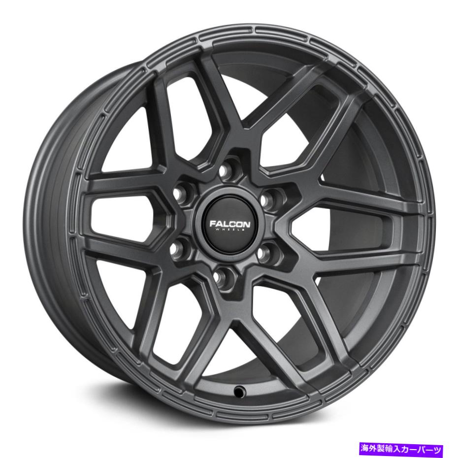 ホイール　4本セット ファルコンT9アトラスホイール17x9（-38、6x139.7、106.3）4のガンメタルリムセット Falcon T9 ATLAS Wheels 17x9 (-38, 6x139.7, 106.3) Gunmetal Rims Set of 4