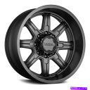 ホイール 4本セット 露出したラグホイール18x9(12、8x170)4のブラックリムセットを備えたウルトラ229SBの脅威 Ultra 229SB MENAC...