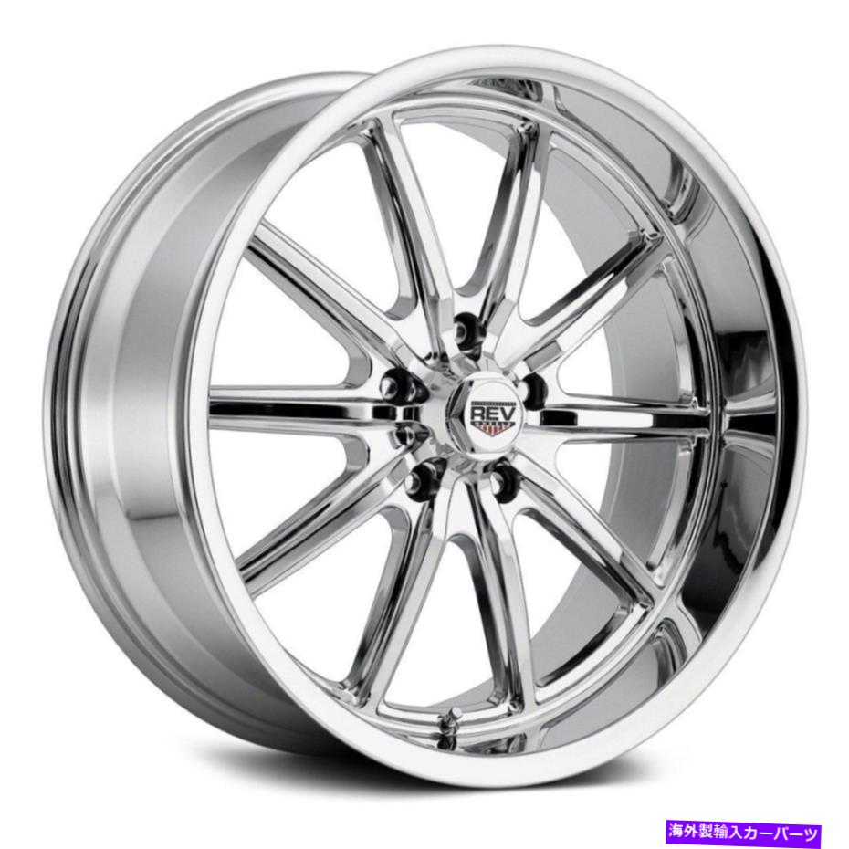 ۥ롡4ܥå Rev 110ۥ17x805x120.6572.74Υॻå REV 110 Wheels 17x8 (0, 5x120.65, 72.7) Chrome Rims Set of 4