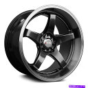 ホイール 4本セット XXR 555ホイール18x8.5(35、5x100、73.1)4のブラックリムセット XXR 555 Wheels 18x8.5 (35...