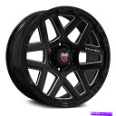 ホイール 4本セット Mamba M23ホイール17x9(12、6x139.7、106.1)4のブラックリムセット Mamba M23 Wheels 17x9 ...