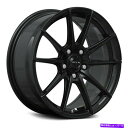 ホイール 4本セット RTX SL01ホイール18x8(42、5x114.3、73.1)4のブラックリムセット RTX SL01 Wheels 18x8 (42...