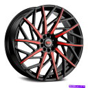 ホイール 4本セット Revolution Racing RR21ホイール20x8(40、5x114.3、73.1)4のブラックリムセット Revolution...