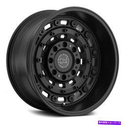 ホイール　4本セット ブラックサイアーセナルホイール17x9.5（12、6x139.7、106.1）4のブラックリムセット Black Rhino ARSENAL Wheels 17x9.5 (12, 6x139.7, 106.1) Black Rims Set of 4