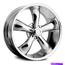 ホイール 4本セット ビジョン142レジェンド5ホイール17x7(0、5x120.65、83)4のクロムリムセット Vision 142 LEGEND 5 Wheels 17x7 (0, 5x120.65, 83) Chrome Rims Set of 4(2)