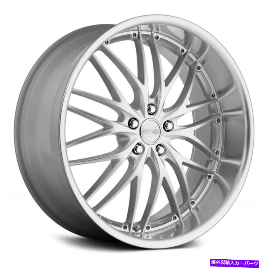 ホイール　4本セット MRR GT1ホイール18x8.5（35、5x112、66.6）シルバーリムセット4 MRR GT1 Wheels 18x8.5 (35, 5x112, 66.6) Silver Rims Set of 4(2)