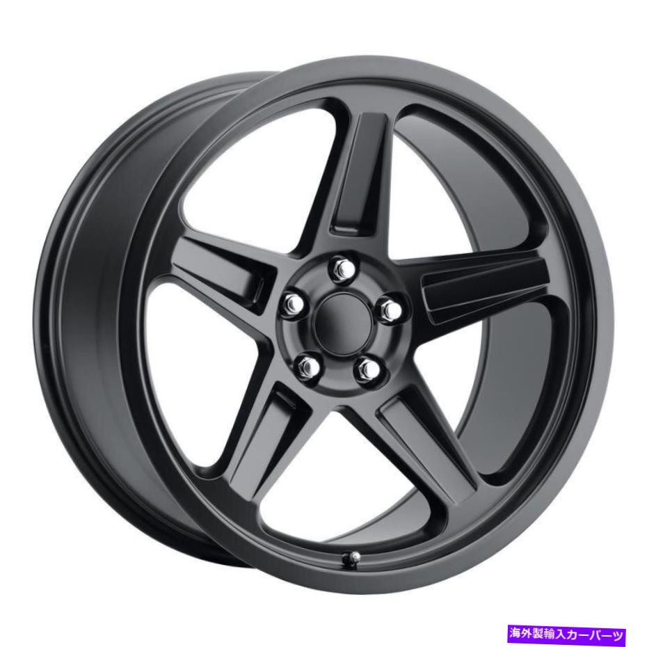 ホイール　4本セット レプリカ技術RT-12ホイール20x10.5（22、5x114.3、71.6）4のブラックリムセット Replica Tech RT-12 Wheels 20x10.5 (22, 5x114.3, 71.6) Black Rims Set of 4(2)