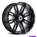 ホイール 4本セット Scorpion SC18ホイール20x9(-12、5x139.7、78.3)4のブラックリムセット Scorpion SC18 Wheels 20x9 (-12, 5x139.7, 78.3) Black Rims Set of 4