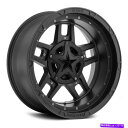 ホイール 4本セット XDシリーズXD827 Rockstar 3ホイール17x9(-12、8x165.1、125.1)4のブラックリムセット XD Series XD827 ROCKSTAR 3 Wheels 17x9 (-12, 8x165.1, 125.1) Black Rims Set of 4(2)