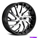 ホイール 4本セット VCT V77ホイール20x8.5(40、5x114.3、73.1)4のブラックリムセット VCT V77 Wheels 20x8.5 (40, 5x114.3, 73.1) Black Rims Set of 4(2)