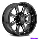ホイール 4本セット Black Rhino Sierra Wheels 17x9(-12、8x165.1、122.4)4のブラックリムセット Black Rh...