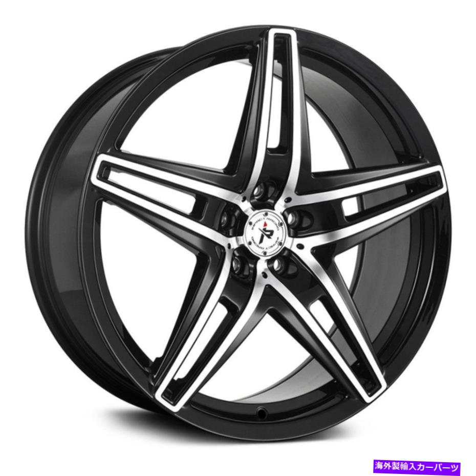 ۥ롡4ܥå ׷604ۥ20x8.5355x11273.14Υ֥åॻå Impact Off Road 604 Wheels 20x8.5 (35, 5x112, 73.1) Black Rims Set of 4