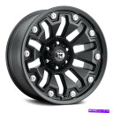 ホイール 4本セット ビジョン362アーマーホイール18x9(12、5x139.7、108)4のブラックリムセット Vision 362 ARMOR Wheel...