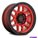 ホイール 4本セット KMC KM544メサホイール17x8.5(0、6x135、87.1)4の赤いリムセット KMC KM544 MESA Wheels 17x8.5 (0, 6x135, 87.1) Red Rims Set of 4(2)