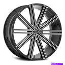 ホイール 4本セット 2crave番号37ホイール20x8.5(40、5x120.65、74.1)4のブラックリムセット 2Crave NUMBER 37 Wh...