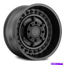 ホイール 4本セット ブラックサイアーモリーホイール17x9.5(-18、8x165.1、122.4)4のブラックリムセット Black Rhino ARMORY Wheels 17x9.5 (-18, 8x165.1, 122.4) Black Rims Set of 4(2)