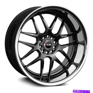 ホイール　4本セット XXR 526ホイール18x9（35、5x120.65、73.1）4のブラックリムセット XXR 526 Wheels 18x9 (35, 5x120.65, 73.1) Black Rims Set of 4