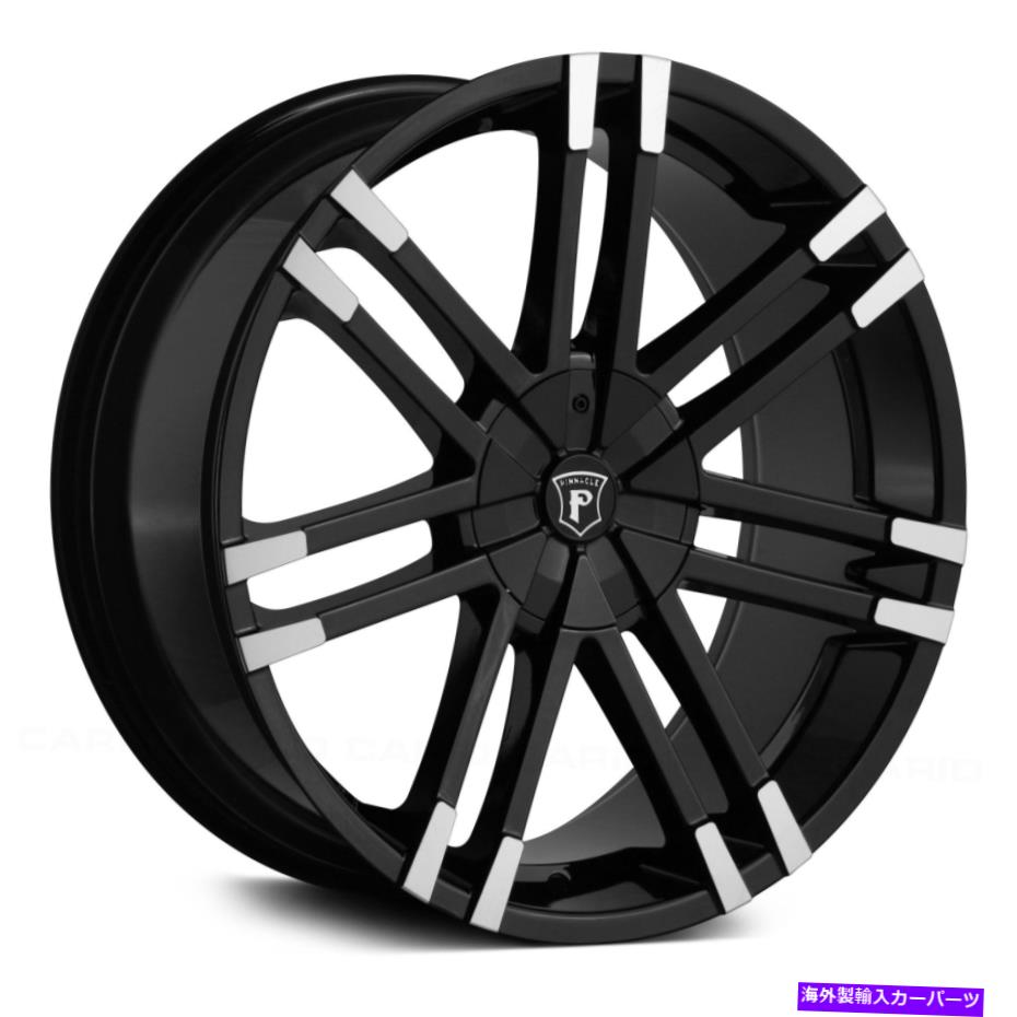 Pinnacle P88 VALENTI Wheels 20x8.5 (40, 5x114.3, 73.1) Black Rims Set of 4カテゴリホイール　4本セット状態新品メーカー車種発送詳細全国一律 送料無料 （※北海道、沖縄、離島は省く）商品詳細輸入商品の為、英語表記となります。Condition: NewBrand: PinnacleManufacturer Part Number: P88205120-40GBMOther Part Number: 2205042873Product Type: Custom WheelsProduct SubType: All Custom WheelsRims Quantity: 4UPC: Does not applyFinish: Gloss Black with Machined TipsSpoke style: I-spokeRim Width: 8.5"Max Load: 16Style: P88 VALENTIMaterial: AluminumMPN: P88205120-40GBMColor: Two-ToneRim Diameter: 20Product Width: 8.5Number of Bolts: 5Load Index: 97Product Size: 20x8.5Hub Bore: 73.1Offset: 40Rim Structure: One PieceRim Material: AluminumIMPORTANT NOTE: Additional Products are not included(caps,rings,etc)《ご注文前にご確認ください》■海外輸入品の為、NC・NRでお願い致します。■取り付け説明書は基本的に付属しておりません。お取付に関しましては専門の業者様とご相談お願いいたします。■通常2〜4週間でのお届けを予定をしておりますが、天候、通関、国際事情により輸送便の遅延が発生する可能性や、仕入・輸送費高騰や通関診査追加等による価格のご相談の可能性もございますことご了承いただいております。■海外メーカーの注文状況次第では在庫切れの場合もございます。その場合は弊社都合にてキャンセルとなります。■配送遅延、商品違い等によってお客様に追加料金が発生した場合や取付け時に必要な加工費や追加部品等の、商品代金以外の弊社へのご請求には一切応じかねます。■弊社は海外パーツの輸入販売業のため、製品のお取り付けや加工についてのサポートは行っておりません。専門店様と解決をお願いしております。■大型商品に関しましては、配送会社の規定により個人宅への配送が困難な場合がございます。その場合は、会社や倉庫、最寄りの営業所での受け取りをお願いする場合がございます。■輸入消費税が追加課税される場合もございます。その場合はお客様側で輸入業者へ輸入消費税のお支払いのご負担をお願いする場合がございます。■商品説明文中に英語にて”保証”関する記載があっても適応はされませんのでご了承ください。■海外倉庫から到着した製品を、再度国内で検品を行い、日本郵便または佐川急便にて発送となります。■初期不良の場合は商品到着後7日以内にご連絡下さいませ。■輸入商品のためイメージ違いやご注文間違い当のお客様都合ご返品はお断りをさせていただいておりますが、弊社条件を満たしている場合はご購入金額の30％の手数料を頂いた場合に限りご返品をお受けできる場合もございます。(ご注文と同時に商品のお取り寄せが開始するため)（30％の内訳は、海外返送費用・関税・消費全負担分となります）■USパーツの輸入代行も行っておりますので、ショップに掲載されていない商品でもお探しする事が可能です。お気軽にお問い合わせ下さいませ。[輸入お取り寄せ品においてのご返品制度・保証制度等、弊社販売条件ページに詳細の記載がございますのでご覧くださいませ]&nbsp;