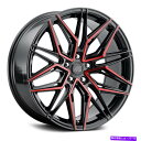 ホイール 4本セット マッハMF6ホイール20x8.5(35、5x120.65、72.56)4のブラックリムセット MACH MF6 Wheels 20x8.5...