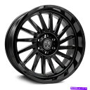 ホイール　4本セット スレットオフロードオメガホイール20x10（-21、8x180、124.1）4のブラックリムセット Thret Offroad OMEGA Wheels 20x10 (-21, 8x180, 124.1) Black Rims Set of 4