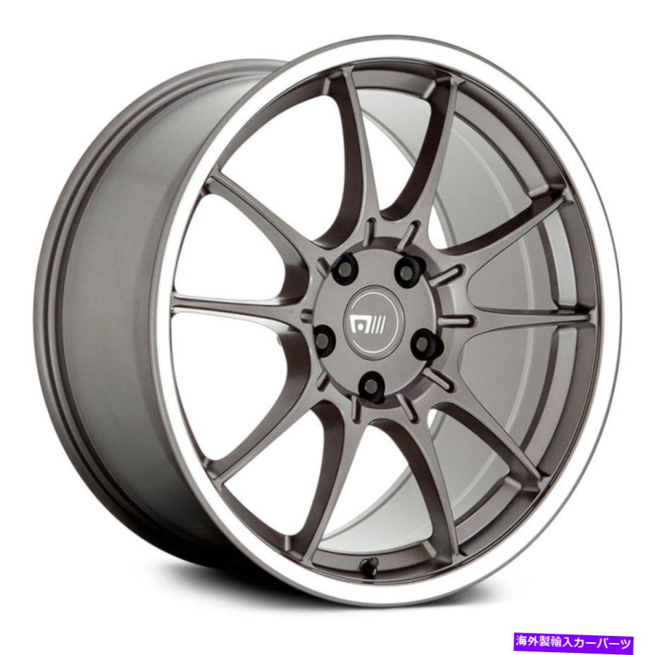 ホイール　4本セット Motegi Racing MR152 SS5ホイール19x8.5（45、5x112、66.56）4のガンメタルリムセット Motegi Racing MR152 SS5 Wheels 19x8.5 (45, 5x112, 66.56) Gunmetal Rims Set of 4