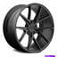 ホイール　4本セット ニッチM117ミサノホイール18x8（40、5x100、66.06）4のブラックリムセット Niche M117 MISANO Wheels 18x8 (40, 5x100, 66.06) Black Rims Set of 4