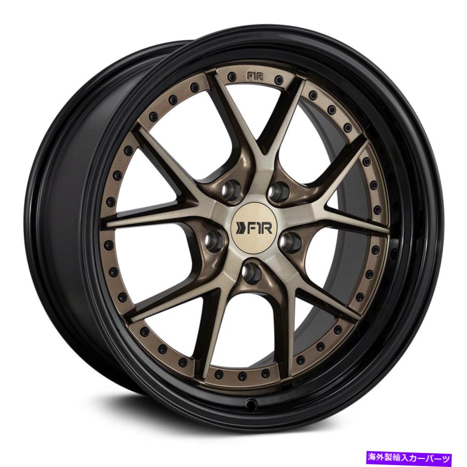 F1R F105 Wheels 19x9.5 (35, 5x114.3, 73.1) Bronze Rims Set of 4カテゴリホイール　4本セット状態新品メーカー車種発送詳細全国一律 送料無料 （※北海道、沖縄、離島は省く）商品詳細輸入商品の為、英語表記となります。Condition: NewBrand: F1RManufacturer Part Number: F10519955114BZBK35Other Part Number: 5251447923Product Type: Custom WheelsProduct SubType: All Custom WheelsRims Quantity: 4UPC: Does not applyFinish: Bronze with Black LipSpoke style: Y-spokeRim Width: 9.5"Material: AluminumColor: Multi-ColorStyle: F105MPN: F10519955114BZBK35Rim Diameter: 19Product Width: 9.5Number of Bolts: 5Load Index: 150Product Size: 19x9.5Hub Bore: 73.1Offset: 35Rim Structure: One PieceRim Material: AluminumIMPORTANT NOTE: Additional Products are not included(caps,rings,etc)IMAGE NOTE: The actual Bolt Pattern may vary from the image《ご注文前にご確認ください》■海外輸入品の為、NC・NRでお願い致します。■取り付け説明書は基本的に付属しておりません。お取付に関しましては専門の業者様とご相談お願いいたします。■通常2〜4週間でのお届けを予定をしておりますが、天候、通関、国際事情により輸送便の遅延が発生する可能性や、仕入・輸送費高騰や通関診査追加等による価格のご相談の可能性もございますことご了承いただいております。■海外メーカーの注文状況次第では在庫切れの場合もございます。その場合は弊社都合にてキャンセルとなります。■配送遅延、商品違い等によってお客様に追加料金が発生した場合や取付け時に必要な加工費や追加部品等の、商品代金以外の弊社へのご請求には一切応じかねます。■弊社は海外パーツの輸入販売業のため、製品のお取り付けや加工についてのサポートは行っておりません。専門店様と解決をお願いしております。■大型商品に関しましては、配送会社の規定により個人宅への配送が困難な場合がございます。その場合は、会社や倉庫、最寄りの営業所での受け取りをお願いする場合がございます。■輸入消費税が追加課税される場合もございます。その場合はお客様側で輸入業者へ輸入消費税のお支払いのご負担をお願いする場合がございます。■商品説明文中に英語にて”保証”関する記載があっても適応はされませんのでご了承ください。■海外倉庫から到着した製品を、再度国内で検品を行い、日本郵便または佐川急便にて発送となります。■初期不良の場合は商品到着後7日以内にご連絡下さいませ。■輸入商品のためイメージ違いやご注文間違い当のお客様都合ご返品はお断りをさせていただいておりますが、弊社条件を満たしている場合はご購入金額の30％の手数料を頂いた場合に限りご返品をお受けできる場合もございます。(ご注文と同時に商品のお取り寄せが開始するため)（30％の内訳は、海外返送費用・関税・消費全負担分となります）■USパーツの輸入代行も行っておりますので、ショップに掲載されていない商品でもお探しする事が可能です。お気軽にお問い合わせ下さいませ。[輸入お取り寄せ品においてのご返品制度・保証制度等、弊社販売条件ページに詳細の記載がございますのでご覧くださいませ]&nbsp;