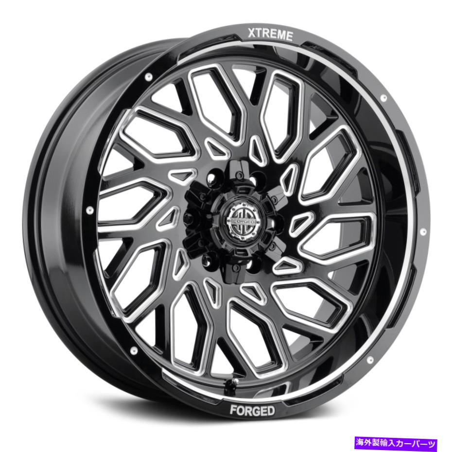 ۥ롡4ܥå Xtreme XF-10ۥ20x10-255x127874Υ֥åॻå Xtreme XF-10 Wheels 20x10 (-25, 5x127, 87) Black Rims Set of 4