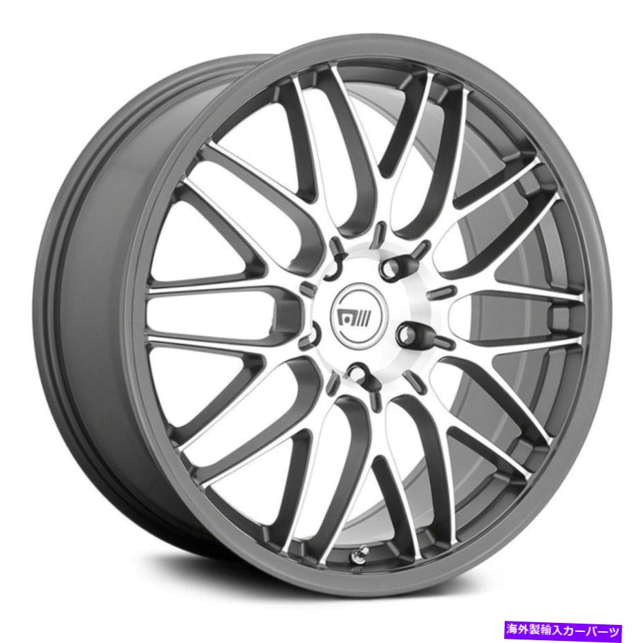 ホイール　4本セット Motegi Racing MR153 CM10ホイール19x8.5（45、5x112、66.56）4のガンメタルリムセット Motegi Racing MR153 CM10 Wheels 19x8.5 (45, 5x112, 66.56) Gunmetal Rims Set of 4