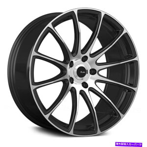 ホイール　4本セット Advanti RacingSveltoWheels20x10（42、5x120.65、74.1）4のブラックリムセット Advanti Racing SVELTO Wheels 20x10 (42, 5x120.65, 74.1) Black Rims Set of 4