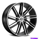 ホイール　4本セット ブラックダイヤモンド番号39ホイール20x8.5（35、5x112、74.1）4のブラックリムセット Black Diamond NUMBER 39 Wheels 20x8.5 (35, 5x112, 74.1) Black Rims Set of 4