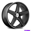 ホイール 4本セット マンドラスエストレラホイール18x9.5(35、5x112、66.56)4のブラックリムセット Mandrus ESTRELLA Whee...