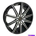 ホイール 4本セット エレガンスEL908ホイール20x8.5(35、5x114.3、74.1)4のブラックリムセット Elegance EL908 Wheels 20x8.5 (35, 5x114.3, 74.1) Black Rims Set of 4(2)