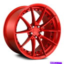 ホイール 4本セット ニッチM213セクターホイール20x9(35、5x114.3、72.56)4の赤いリムセット Niche M213 SECTOR Wheels 20x9 (35, 5x114.3, 72.56) Red Rims Set of 4(2)