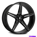 ホイール 4本セット Asanti ABL-22 Alpha-5ホイール22x10.5(35、5x114.3、72.56)4のブラックリムセット Asanti ...
