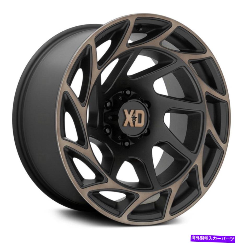 XD Series XD860 ONSLAUGHT Wheels 20x10 (-18, 5x127, 71.5) Black Rims Set of 4カテゴリホイール　4本セット状態新品メーカー車種発送詳細全国一律 送料無料 （※北海道、沖縄、離島は省く）商品詳細輸入商品の為、英語表記となります。Condition: NewBrand: XD SeriesManufacturer Part Number: XD86021050618NOther Part Number: 3536138532Product Type: Custom WheelsProduct SubType: All Custom WheelsRims Quantity: 4UPC: 194933076819Spoke style: Spiral-spokeRim Width: 10"Max Load: 25Material: AluminumColor: Two-Tone, Multi-ColorFinish: Satin Black with Bronze TintStyle: XD860 ONSLAUGHTMPN: XD86021050618NRim Diameter: 20Product Width: 10Number of Bolts: 5Load Index: 112Product Size: 20x10Hub Bore: 71.5Offset: -18Rim Structure: One PieceRim Material: Aluminum《ご注文前にご確認ください》■海外輸入品の為、NC・NRでお願い致します。■取り付け説明書は基本的に付属しておりません。お取付に関しましては専門の業者様とご相談お願いいたします。■通常2〜4週間でのお届けを予定をしておりますが、天候、通関、国際事情により輸送便の遅延が発生する可能性や、仕入・輸送費高騰や通関診査追加等による価格のご相談の可能性もございますことご了承いただいております。■海外メーカーの注文状況次第では在庫切れの場合もございます。その場合は弊社都合にてキャンセルとなります。■配送遅延、商品違い等によってお客様に追加料金が発生した場合や取付け時に必要な加工費や追加部品等の、商品代金以外の弊社へのご請求には一切応じかねます。■弊社は海外パーツの輸入販売業のため、製品のお取り付けや加工についてのサポートは行っておりません。専門店様と解決をお願いしております。■大型商品に関しましては、配送会社の規定により個人宅への配送が困難な場合がございます。その場合は、会社や倉庫、最寄りの営業所での受け取りをお願いする場合がございます。■輸入消費税が追加課税される場合もございます。その場合はお客様側で輸入業者へ輸入消費税のお支払いのご負担をお願いする場合がございます。■商品説明文中に英語にて”保証”関する記載があっても適応はされませんのでご了承ください。■海外倉庫から到着した製品を、再度国内で検品を行い、日本郵便または佐川急便にて発送となります。■初期不良の場合は商品到着後7日以内にご連絡下さいませ。■輸入商品のためイメージ違いやご注文間違い当のお客様都合ご返品はお断りをさせていただいておりますが、弊社条件を満たしている場合はご購入金額の30％の手数料を頂いた場合に限りご返品をお受けできる場合もございます。(ご注文と同時に商品のお取り寄せが開始するため)（30％の内訳は、海外返送費用・関税・消費全負担分となります）■USパーツの輸入代行も行っておりますので、ショップに掲載されていない商品でもお探しする事が可能です。お気軽にお問い合わせ下さいませ。[輸入お取り寄せ品においてのご返品制度・保証制度等、弊社販売条件ページに詳細の記載がございますのでご覧くださいませ]&nbsp;