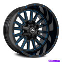 ホイール 4本セット American Off-Road A105ホイール20x12(-44、5x114.3、78.1)4のブラックリムセット American...