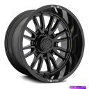 ホイール 4本セット Fuel D760 Clash 8 1PCホイール20x9(1、8x170、125.1)4のブラックリムセット Fuel D760 CLASH 8 1PC Wheels 20x9 (1, 8x170, 125.1) Black Rims Set of 4(2)