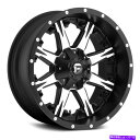 ホイール 4本セット Fuel D541 Nutz 1PCホイール20x9(1、8x180、125.1)4のブラックリムセット Fuel D541 NUTZ 1PC Wheels 20x9 (1, 8x180, 125.1) Black Rims Set of 4(2)